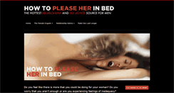 Desktop Screenshot of howtopleaseherinbed.com