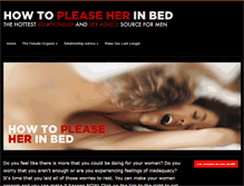 Tablet Screenshot of howtopleaseherinbed.com